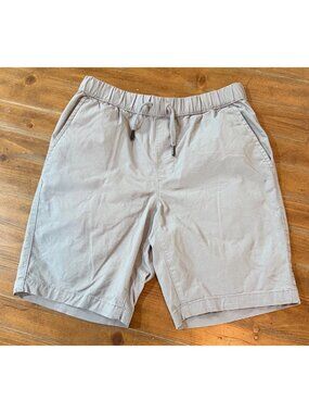 Sonoma Mens Gray Elastic Waist Casual Shorts 8.5” inseam ~ Size 29